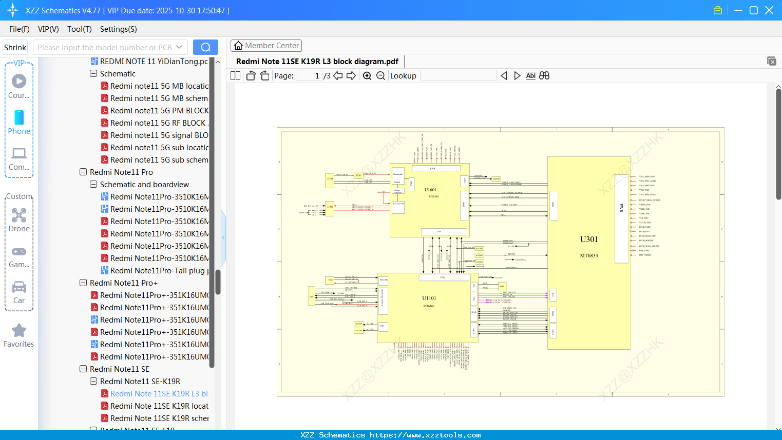 Xiaomi Redmi Note 11SE K19R L3 Block Diagram